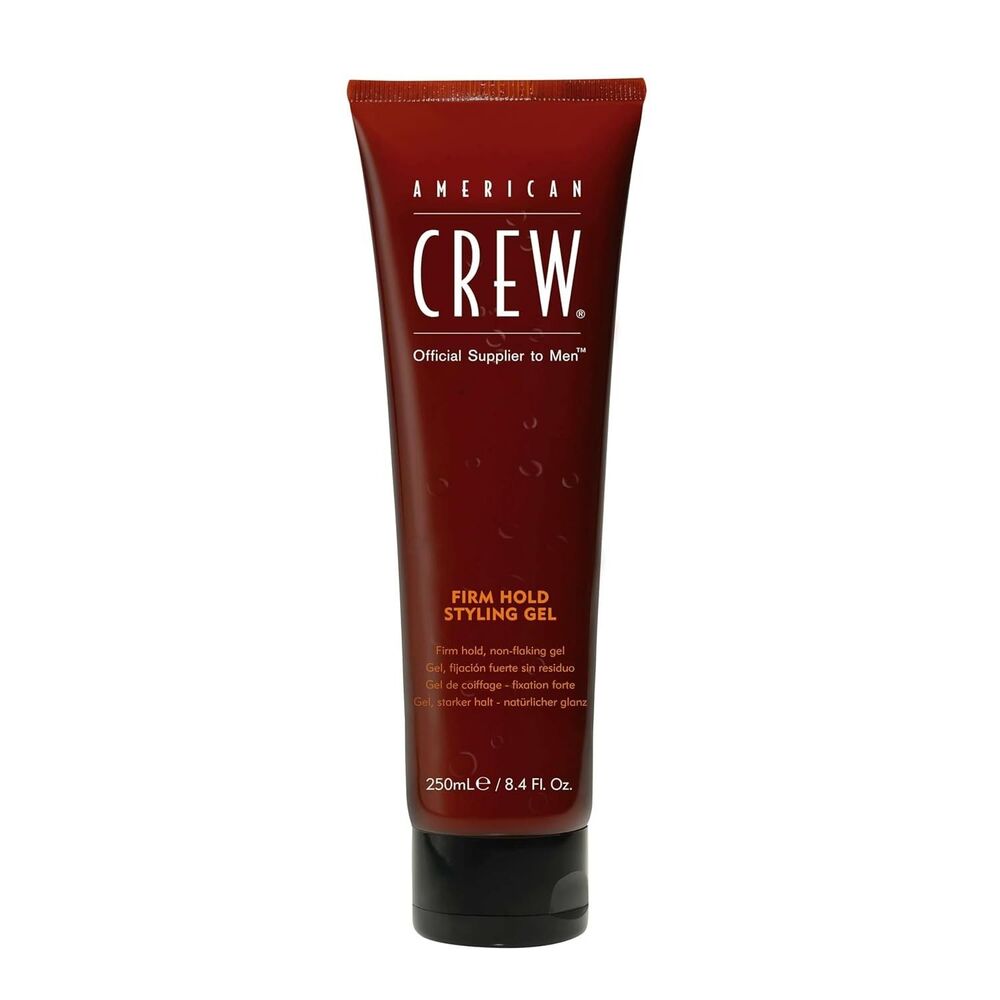 American Crew Men's Hair Styling Gel Clear Firm Hold Non-Flaking 8.4 oz All Hair